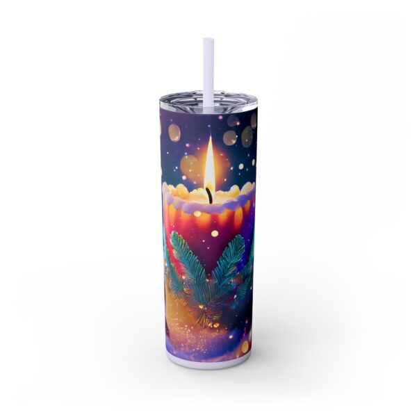 mc-Skinny Tumbler with Straw, 20oz