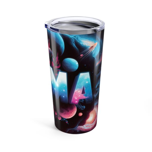 MD tumbler Galaxy-Themed 20oz Tumbler – I AM Bold & Colorful Travel Mug - Image 2