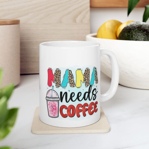 Mother\'s Day Ceramic Coffee Mug – Fun Design for Moms Who Love Coffee