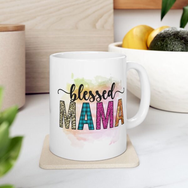 MD Blessed Mama Ceramic Mug - Perfect Gift for Mother\'s Day and Every Occasion