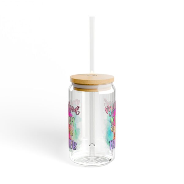 MD Colorful Motherhood Sipper Glass 16oz - Perfect Gift for Moms! - Image 2