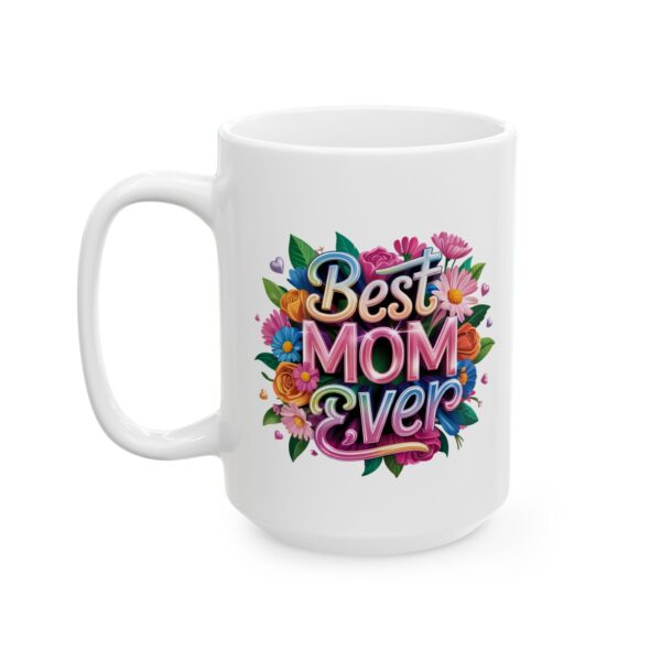 MD Colorful Floral Ceramic Mug - Perfect Gift for Mom - Image 3
