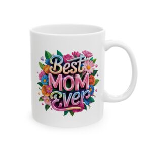 MD Colorful Floral Ceramic Mug - Perfect Gift for Mom