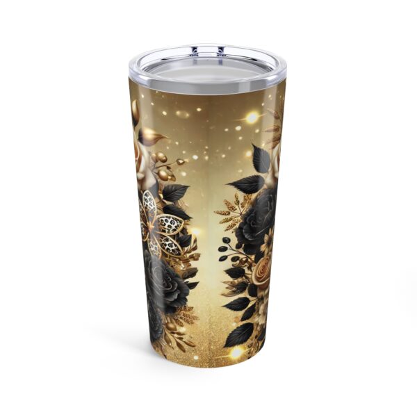 MD tumbler Chic Floral 20oz Tumbler - Perfect Gift for Moms & Celebrations - Image 2