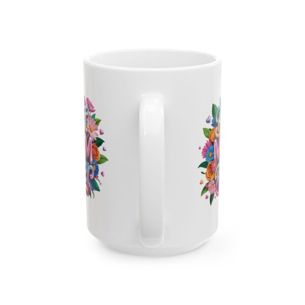 MD Colorful Floral Ceramic Mug - Perfect Gift for Mom - Image 4