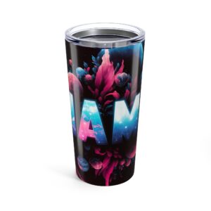 MD tumbler Galaxy-Themed 20oz Tumbler – I AM Bold & Colorful Travel Mug