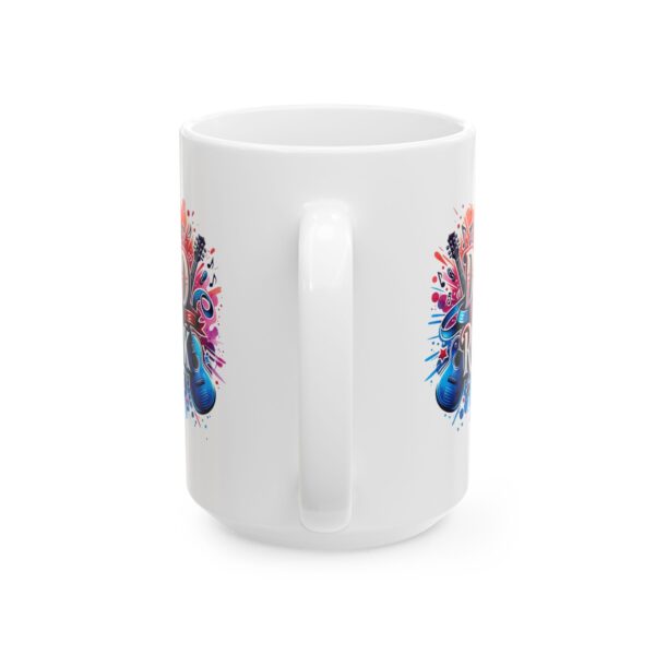 fd Colorful Guitar Splash Ceramic Mug - Perfect for Music Lovers - Image 8