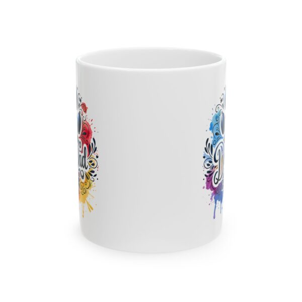 f d Colorful \"Best Dad\" Ceramic Mug - Perfect Gift for Father\'s Day, Birthdays, and Any Occasion - Image 4