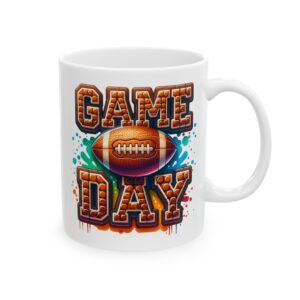 fd Game Day Ceramic Mug - 11oz & 15oz Coffee Cup for Sports Fans