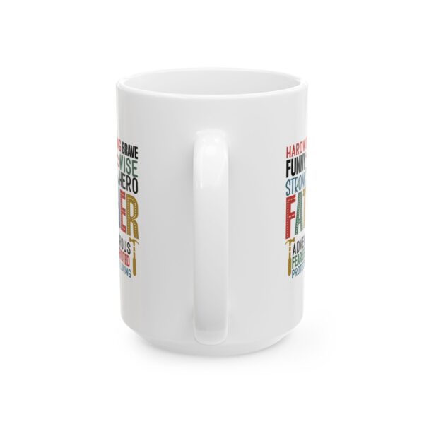 fd Hero Dad Ceramic Mug - Perfect Father\'s Day Gift - Image 6