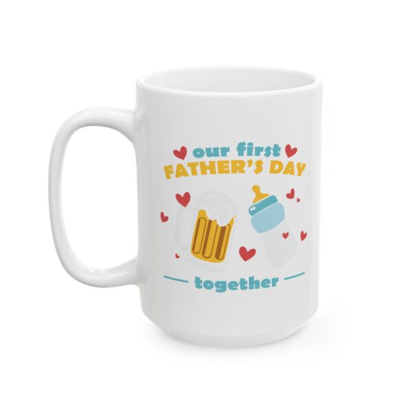 fd Happy Father\'s Day Ceramic Mug - 11oz & 15oz - Image 9