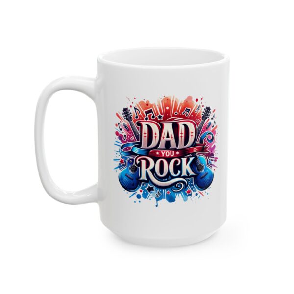 fd Colorful Guitar Splash Ceramic Mug - Perfect for Music Lovers - Image 3