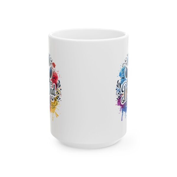 f d Colorful \"Best Dad\" Ceramic Mug - Perfect Gift for Father\'s Day, Birthdays, and Any Occasion - Image 3