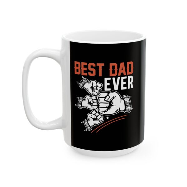 fd Best Dad Ever Ceramic Mug - Perfect Gift for Father’s Day, Birthdays & Everyday Use - Image 7