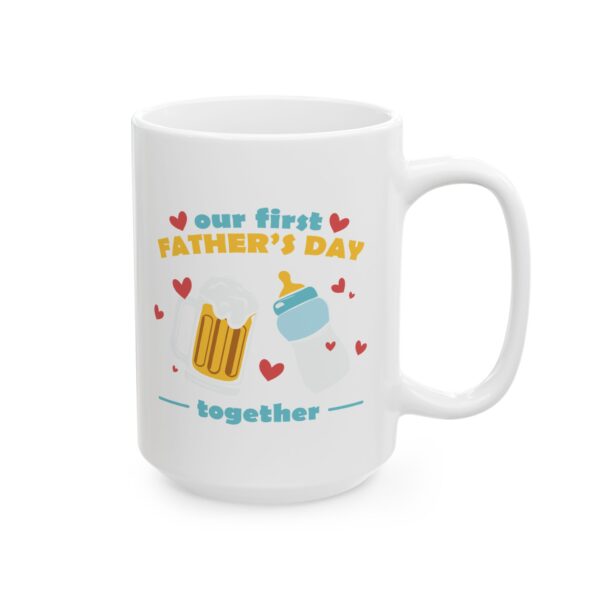 fd Happy Father\'s Day Ceramic Mug - 11oz & 15oz - Image 2