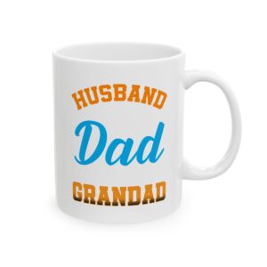 fd Personalized Grandad Ceramic Mug - Perfect Gift for Father’s Day & Birthdays