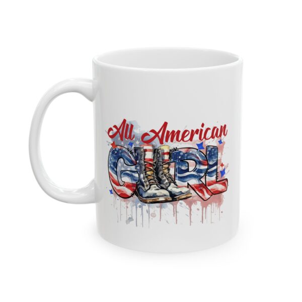 All American Coffee Mug - Patriotic 11oz & 15oz Ceramic Cup - Image 3