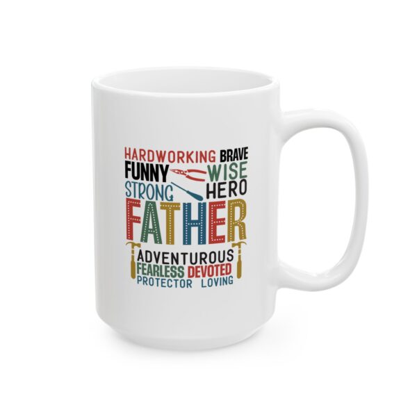fd Hero Dad Ceramic Mug - Perfect Father\'s Day Gift - Image 7