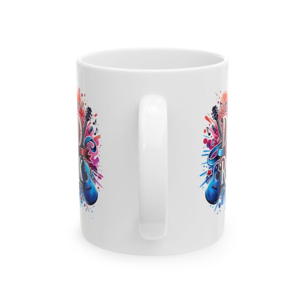 fd Colorful Guitar Splash Ceramic Mug - Perfect for Music Lovers - Image 4