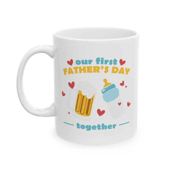 fd Happy Father\'s Day Ceramic Mug - 11oz & 15oz - Image 4