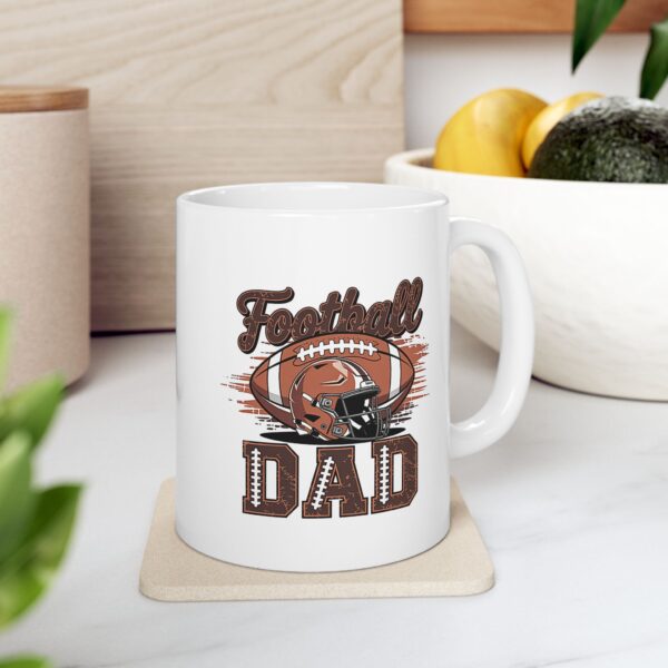 fd Vintage Football Ceramic Mug - Perfect Gift for Sports Lovers