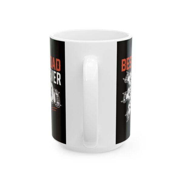fd Best Dad Ever Ceramic Mug - Perfect Gift for Father’s Day, Birthdays & Everyday Use - Image 5
