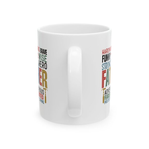 fd Hero Dad Ceramic Mug - Perfect Father\'s Day Gift - Image 3