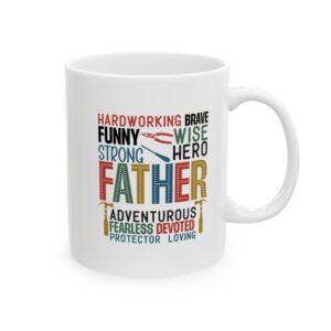 fd Hero Dad Ceramic Mug - Perfect Father\'s Day Gift