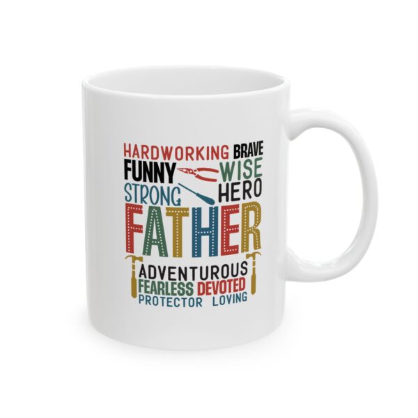 fd Hero Dad Ceramic Mug - Perfect Father\'s Day Gift